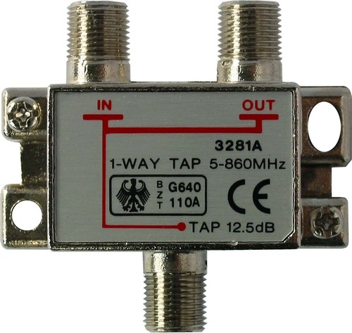 Kreiling Tech. Abzweiger 1-fach ch 5-1000MHz Class A AZ3281/8dB