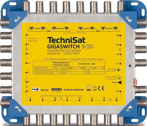 TechniSat Multischalter inkl.Steckernetzteil GIGASWITCH920