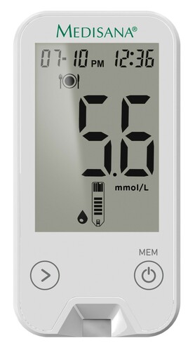 Medisana Blutzuckermessgerät Ost-Version MediTouch 2 mmol/L