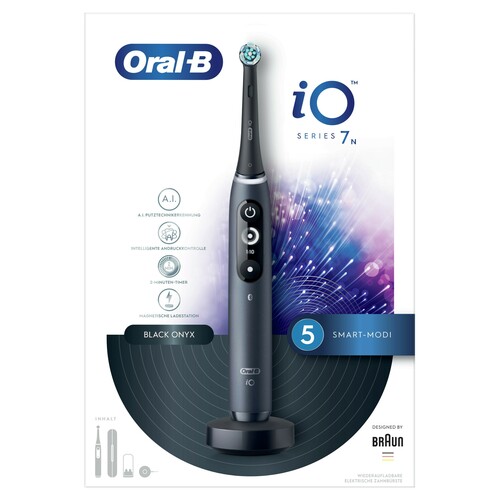 ORAL-B Oral-B Zahnbürste+Etui Magnet-Technologie iO 7N BlackOnyx