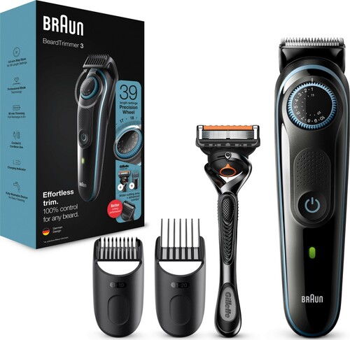 BRAUN Bartschneider BeardTrimmer BT3340 sw/bl