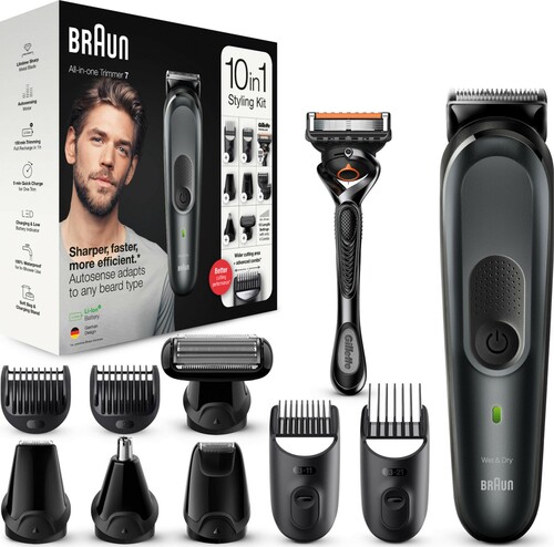 BRAUN Bart/Haarschneider/Trimmer MultiGroomingKit MGK7321 d-gr