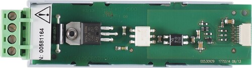 Jumo Nachrüstung Optionsplatine Halbleiterrelais 00581164 Jumo Nachrüstung Optionsplatine Halbleiterrelais 00581164