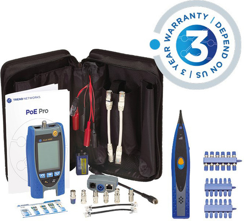 TREND Networks Kabeltester PoE Pro Kit