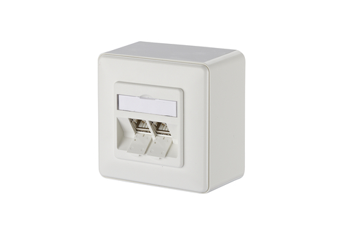 Metz Connect Anschlussdose C6Amodul AP 2Port 270 AP,rws 130B12D20002-E Metz Connect Anschlussdose C6Amodul AP 2Port 270 AP,rws 130B12D20002-E
