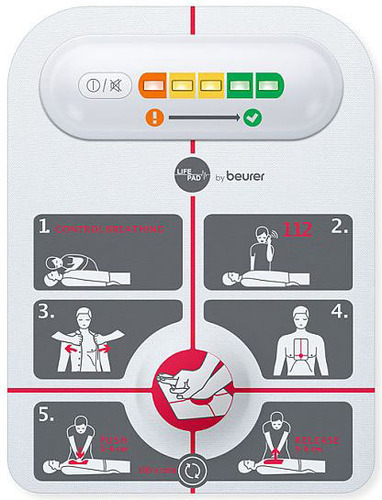 Beurer Reanimationshilfe akustisches Feedback RH 112 LifePad Beurer Reanimationshilfe akustisches Feedback RH 112 LifePad