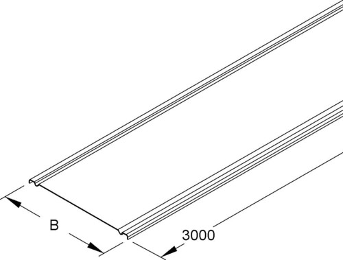 Niedax Gitterrinnen-Deckel 100x3000mm GTD 100 S