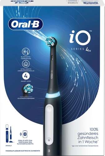 ORAL-B Oral-B Zahnbürste+Etui Magnet-Technologie iO 4 +Reiseetui sw
