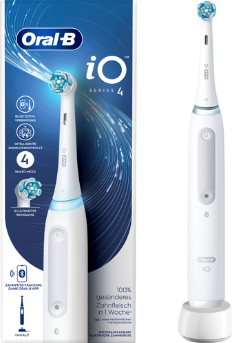 ORAL-B Oral-B Zahnbürste Magnet-Technologie iO Series 4 Quite weiß
