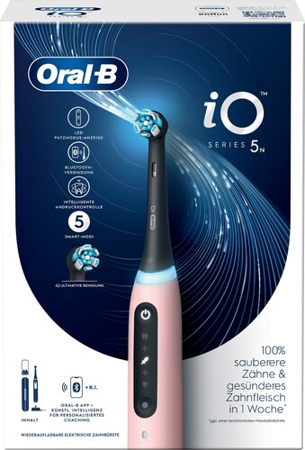 ORAL-B Oral-B Zahnbürste Magnet-Technologie iO Series 5 Blush Pi
