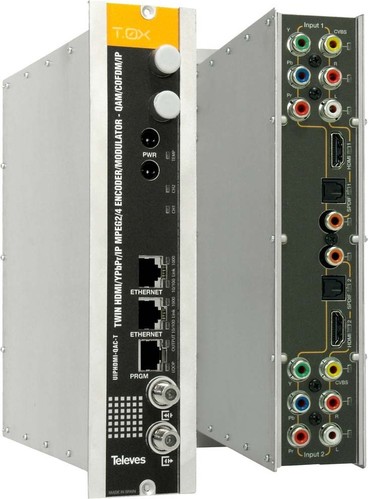 Televes TOX-TWIN-IP-Encoder 2xHDMI/IP/QAM-COFDM UIPHDMI-QAC-T