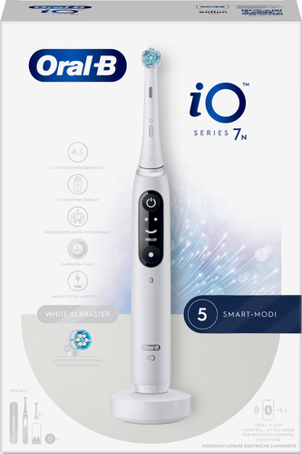 ORAL-B Oral-B Zahnbürste Magnet-Technologie iO Series 7N Alabast