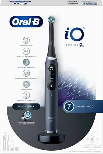 ORAL-B Oral-B Zahnbürste Magnet-Technologie iO Series 9N schwarz Onyx