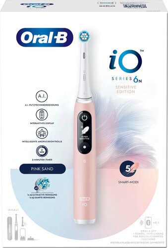 ORAL-B Oral-B Zahnbürste Magnet-Technologie iO Series 6 PinkSand