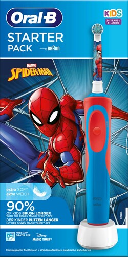 ORAL-B Oral-B Zahnbürste Kids Promopack KidsSpidermanStarter