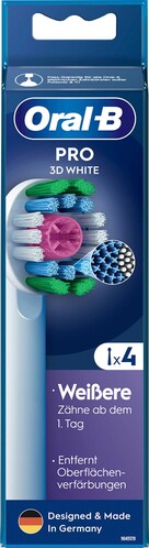 ORAL-B Oral-B Aufsteckbürste Mundpflege-Zubehör EB Pro 3D White 4er