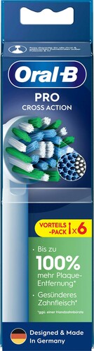 ORAL-B Aufsteckbürste Mundpflege-Zubehör EB Pro CrossAc 6er