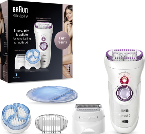 BRAUN Ladyshaver Silk-epil 9-735 SensoSmart