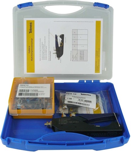 Televes Kompressionstecker-Set mit 50 x FUP2000 FUPS14