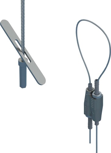 Erico Stahlseilsystem D1,5mm, L1m SLK15L1T