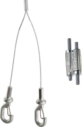 Erico Stahlseilsystem D2mm, L3m SLK2YH500L3