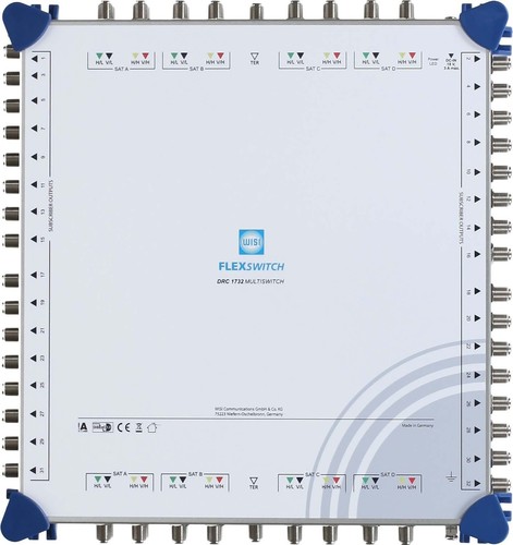 Wisi Multischalter 17in32,Kask.TerrPass DRC 1732