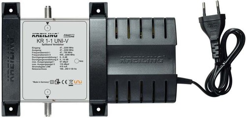 Kreiling Tech. UNICABLE Verstärker 9/14 dB Splitband KR 1-1 UNI-V