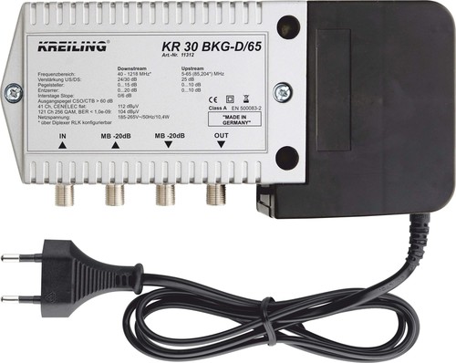 Kreiling Tech. BKG-Verstärker 1200MHz 30dB KR 30 BKG-D/65