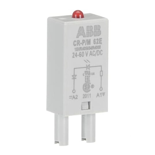ABB Stotz S&J Steckmodul LED rot, 24-60VAC/DC CR-P/M 62E