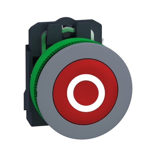 Schneider Electric Drucktaster komplett rot, 30mm, 1Ö, grau XB5FA4322C0 Schneider Electric Drucktaster komplett rot, 30mm, 1Ö, grau XB5FA4322C0