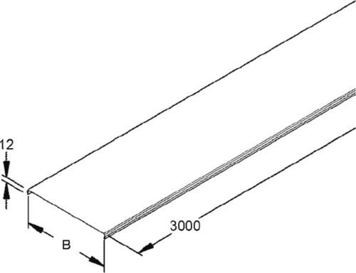 Niedax Gitterrinnendeckel 398,5x3000 mm, t=0,9 GRD 400 S