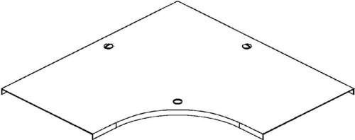 Niedax Deckel m. Drehriegel RESDV 200