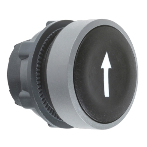 Schneider Electric Drucktaster, Front sw, 22mm, in grau ZB5AA335C0