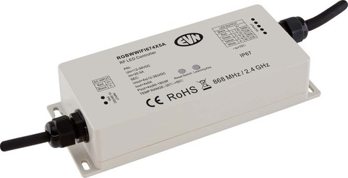 EVN Lichttechnik WiFi-Steuerung 12-36V/DC, 240-720W RGBWWIFI674X5A