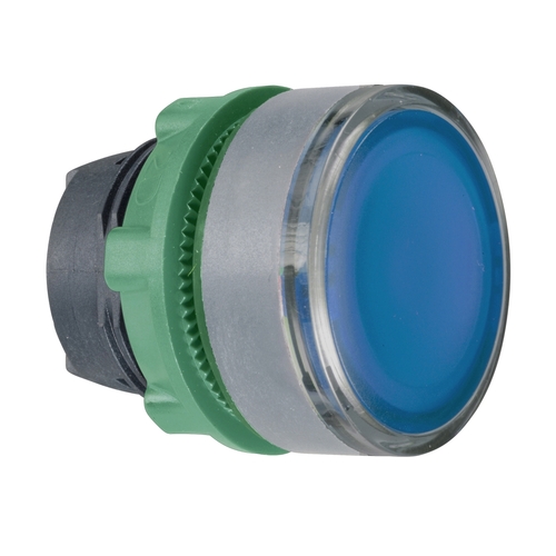 Schneider Electric Leuchtdrucktaster blau, 22mm, in grau ZB5AH063C0