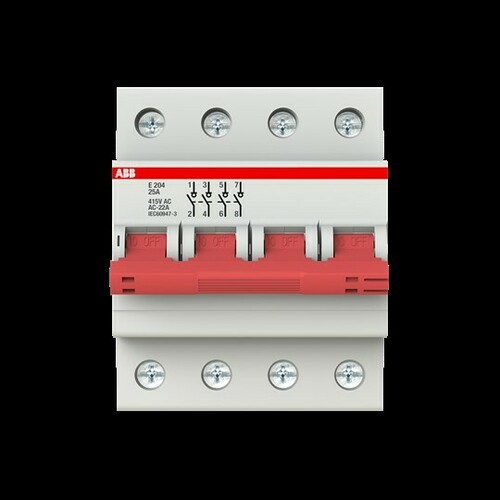 ABB Stotz S&J Trennschalter 25A,Schaltgriff grau E204/25G ABB Stotz S&J Trennschalter 25A,Schaltgriff grau E204/25G