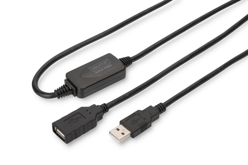 DIGITUS Verlängerungskabel USB 2.0, 15m DA-73101