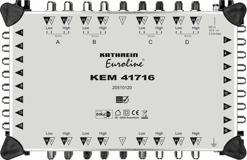 Kathrein Multischalter 17 auf 16 kaskadierb KEM 41716