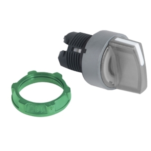 Schneider Electric Leuchtwahlschalter weiß,22mm,in grau ZB5AK1813C0