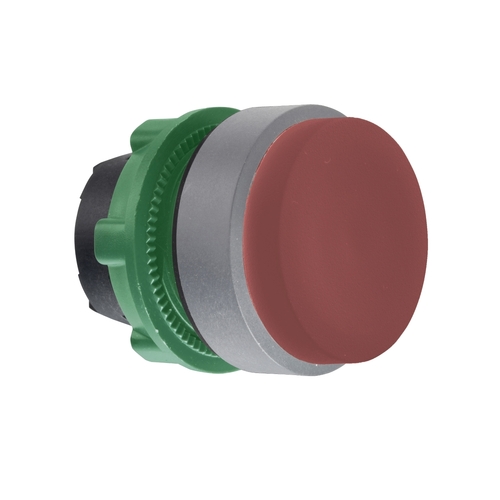 Schneider Electric Drucktaster, Front rot, 22mm, in grau ZB5AL4C0