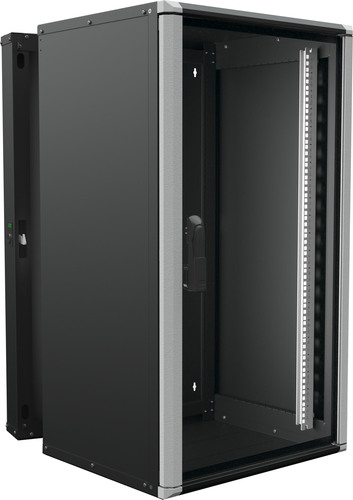 Enoc Wandschrank 21HE 3tlg. schwarz 19"600x600x1067mm Wr2 21-66-S