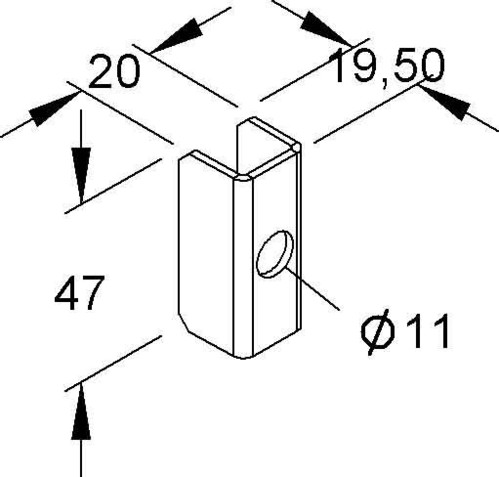 Niedax Distanzstück TKSD 20