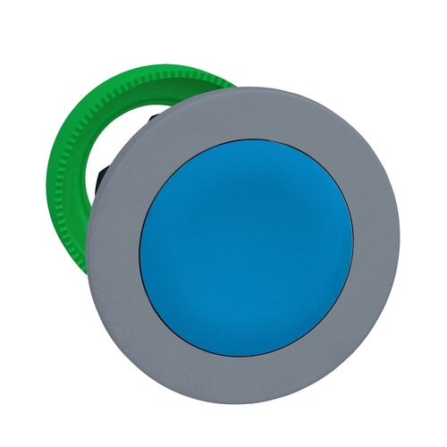 Schneider Electric Drucktaster, Front blau, rot 30mm, grau ZB5FA66C0