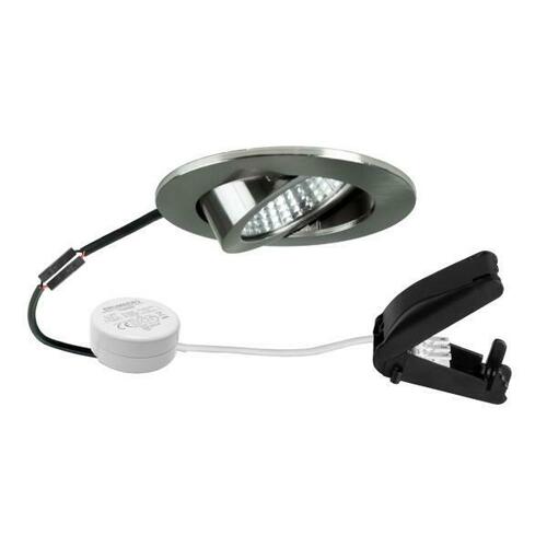Brumberg Leuchten LED-Einbaustrahler 230V 3000K, nickel 40463153