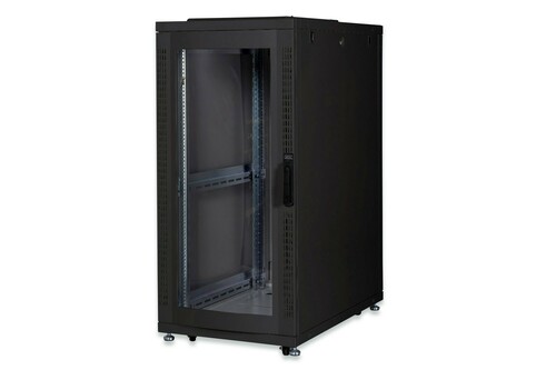 DIGITUS Serverschrank Unique Serie 600x1000mm (BxT) DN-19 SRV-26U-B-G-1