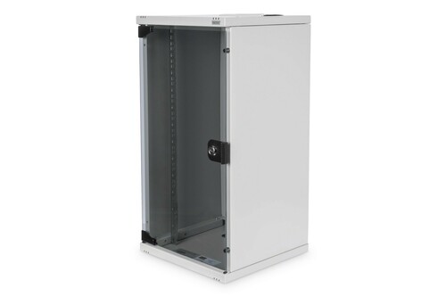 DIGITUS Wandschrank 12HE RAL7035 300mm tief DN-10-12U