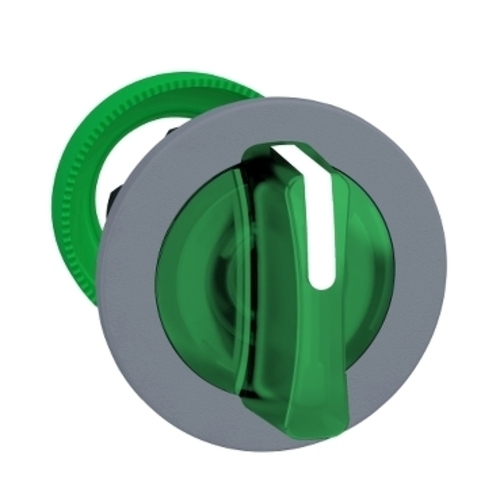 Schneider Electric Leuchtwahlschalter gn,30mm,in grau ZB5FK1833C0