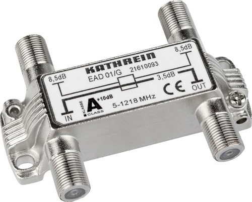 Kathrein F-Abzweiger 2-fach 5-1218 MHz 8,5dB EAD 01/G