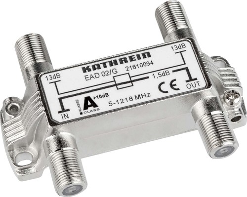 Kathrein F-Abzweiger 2-fach 5-1218 MHz 12,5dB EAD 02/G