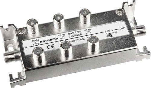 Kathrein F-Abzweiger 6f. 5-1218 MHz 16dB EAX 26/G